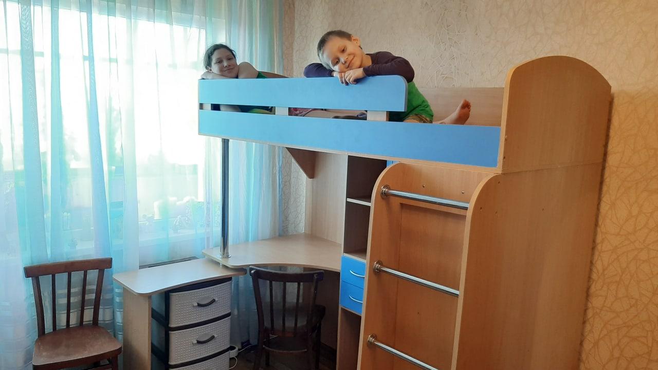 Светлана с двумя детьми получила мебельный уголок! Июнь 2020, Центр Моя семья Киров