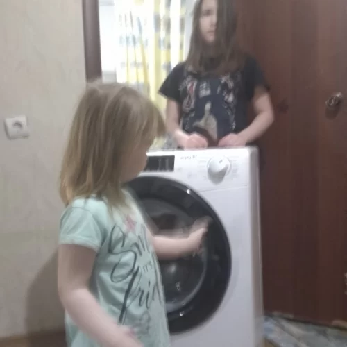 Отчёт о помощи СТИРАЛЬНОЙ МАШИНОЙ