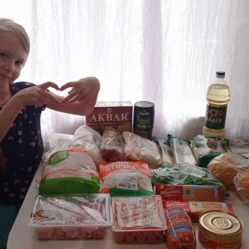 Продуктовую помощь получили семьи в трудной жизненной ситуации