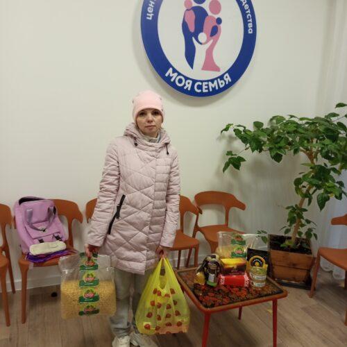 Оказали продуктовую помощь подопечным семьям, находящимся в трудной жизненной ситуации