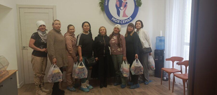 Наши подопечные семьи сегодня получили продуктовые наборы