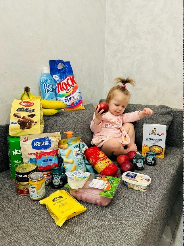 С радостью сообщаем, что оказали помощь продуктовыми наборами нашим подопечным семьям