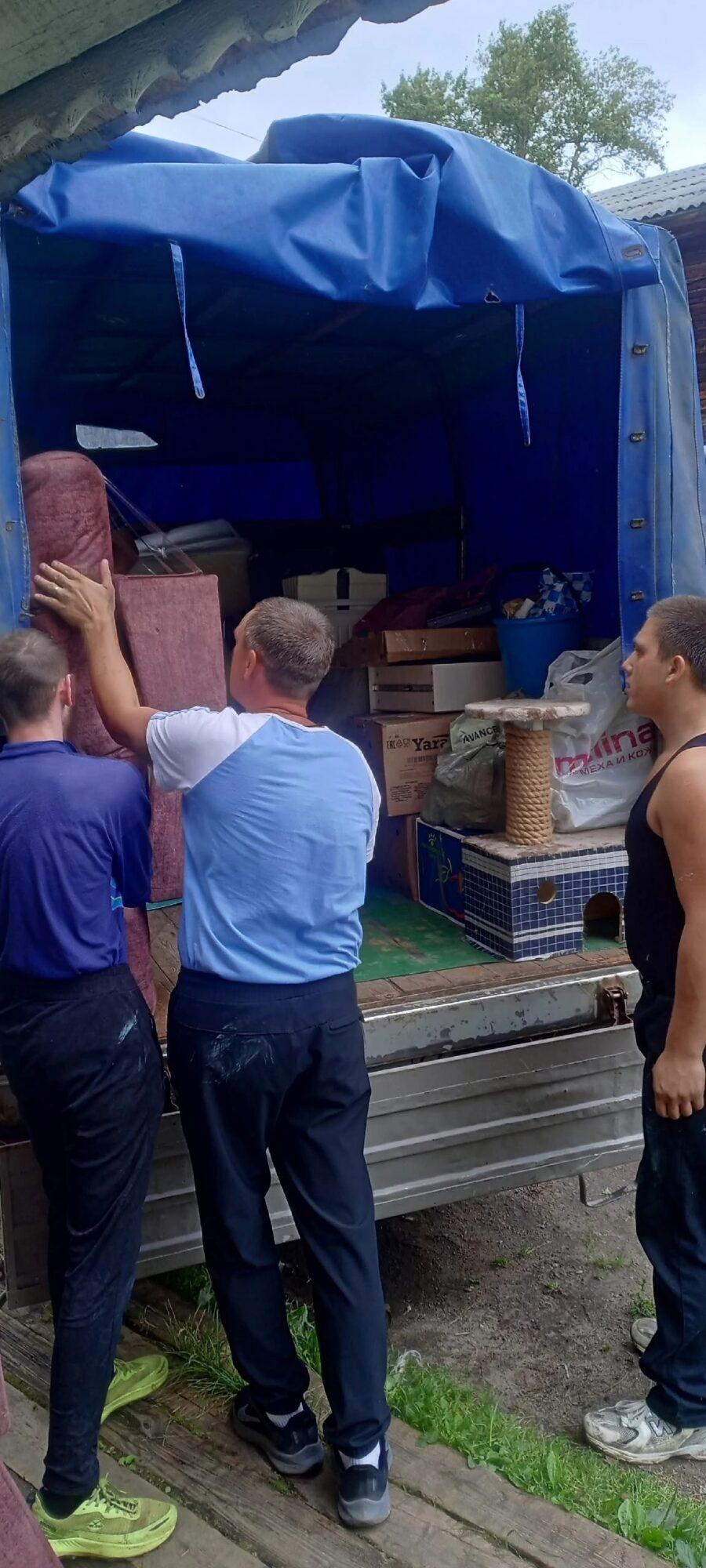 Мы оказали помощь в переезде подопечной Юлии с 2 детьми